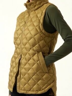 Maurices Quilted Sleeveless Vest - Camel Brown